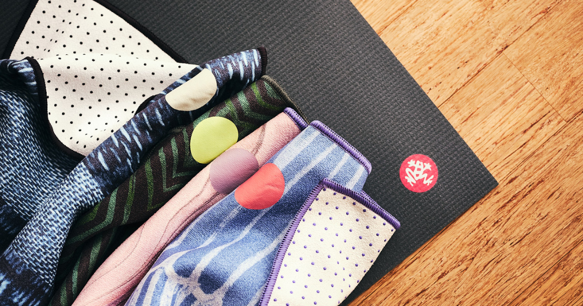 Yogitoes® se silikonovými body, ikona mezi jógovými ručníky