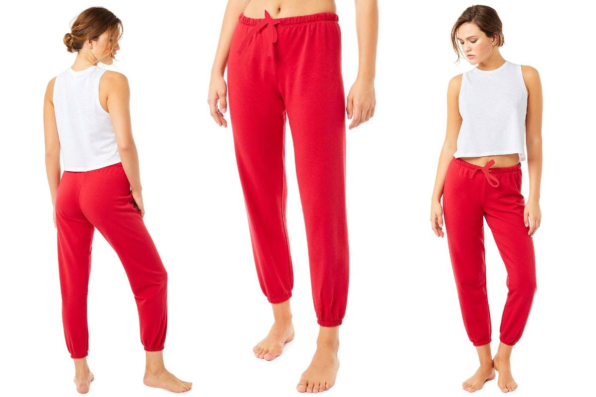 Kalhoty na jógu Mandala Cozy Pant - Pimento Kalhoty na jógu Mandala Cozy Pant - Pimento