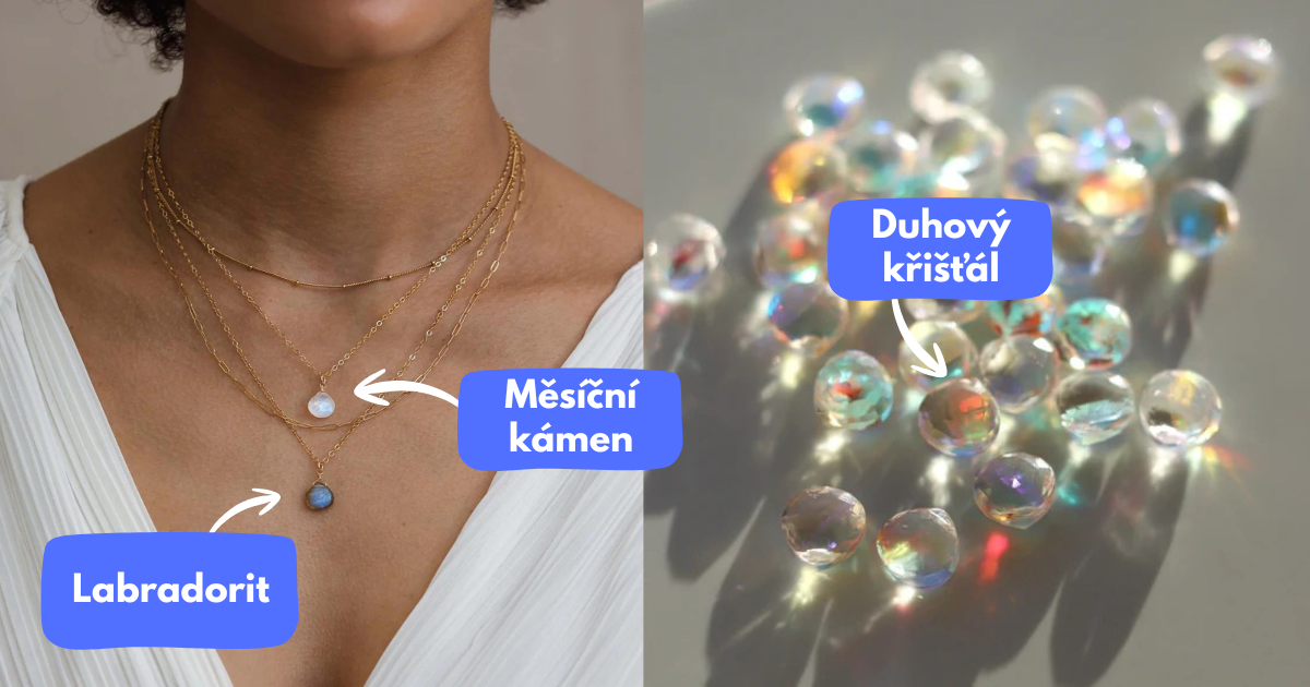 Minimalistické šperky s drahokamy od Wanderlust Life