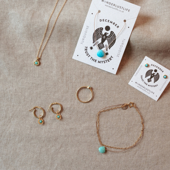 Kolekce šperků s tyrkysem