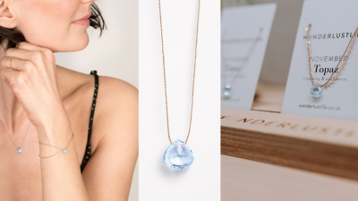 Kolekce šperků s topazem