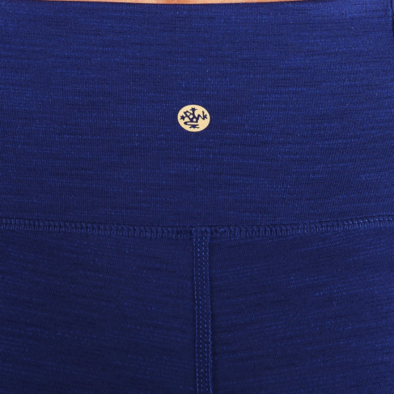 Tříčtvrteční legíny  Manduka Essential Capri Legging Blueberry