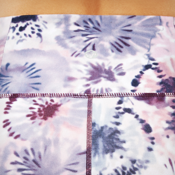 Tříčtvrteční legíny  Manduka Essential Capri Legging Hana Print