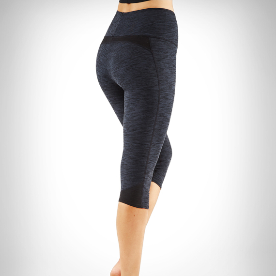 Tříčtvrteční legíny  Manduka Knee Hugger Sediment Melange
