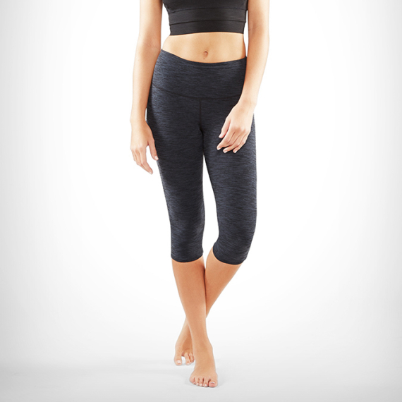 Tříčtvrteční legíny  Manduka Knee Hugger Sediment Melange