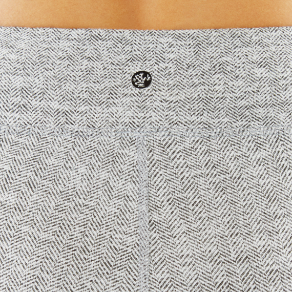 Dlouhé legíny Manduka Linea Cropped Legging Herringbone