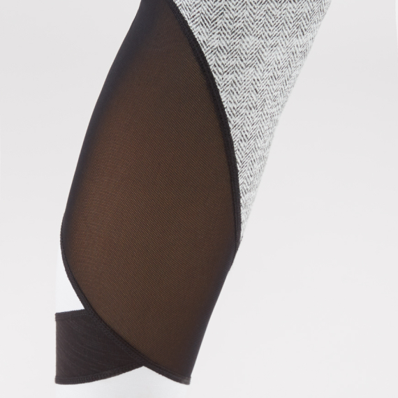 Dlouhé legíny Manduka Linea Cropped Legging Herringbone