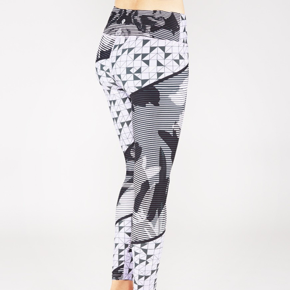 Dlouhé legíny Manduka Floral Legging Engineered Floral