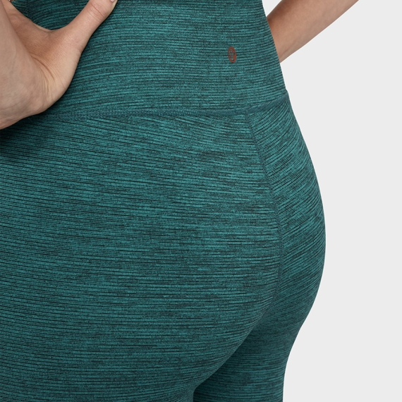 Dlouhé legíny Manduka Essential Cropped Legging Heather Emerald
