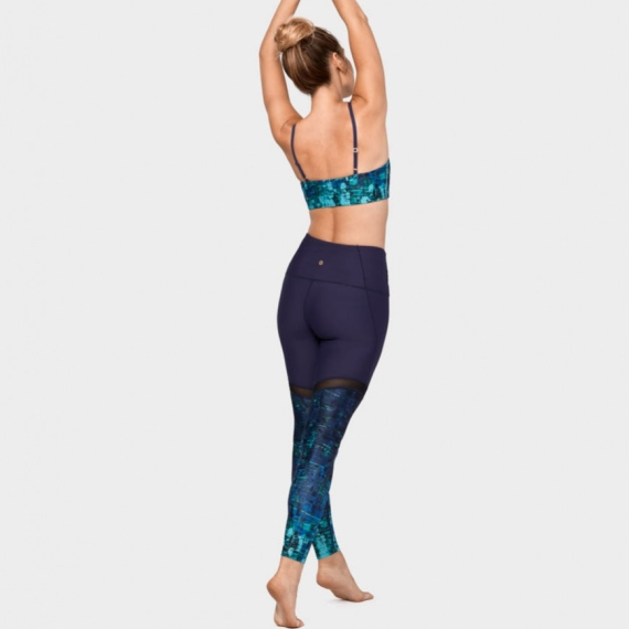 Dlouhé legíny Manduka Engineered High Line Abstract Viper