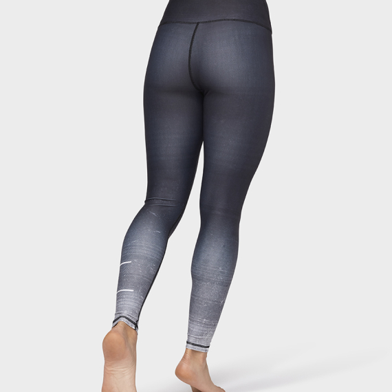 Dlouhé legíny Manduka Practice On Legging Black Multi