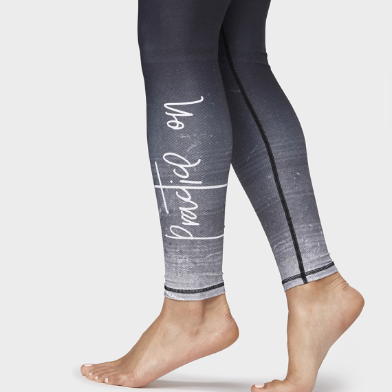 Dlouhé legíny Manduka Practice On Legging Black Multi