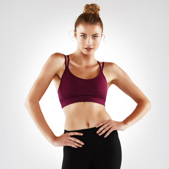 Sportovní podprsenka Manduka Cross Strap Bra Root