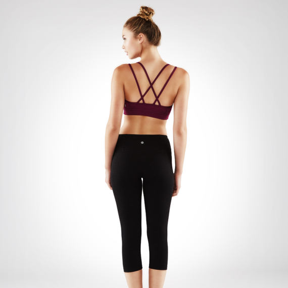 Sportovní podprsenka Manduka Cross Strap Bra Root