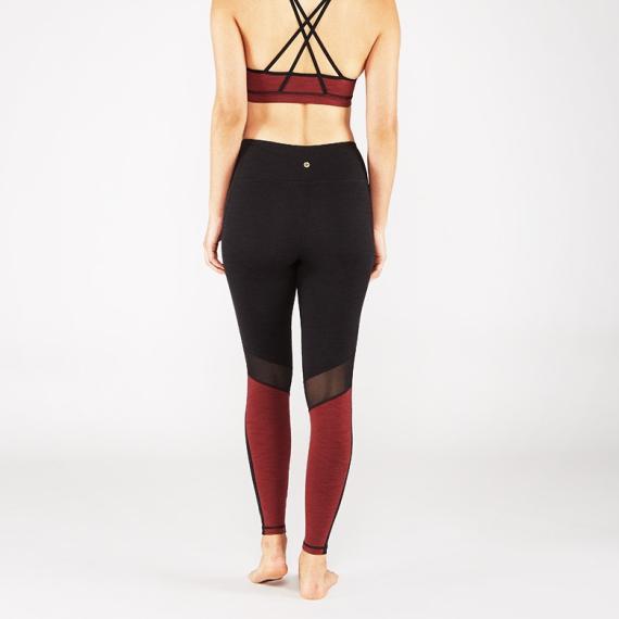 Dlouhé legíny Manduka Racer Legging Ruby