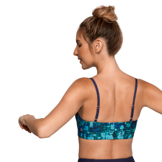 Sportovní podprsenka Manduka Precision Bra Abstract Viper