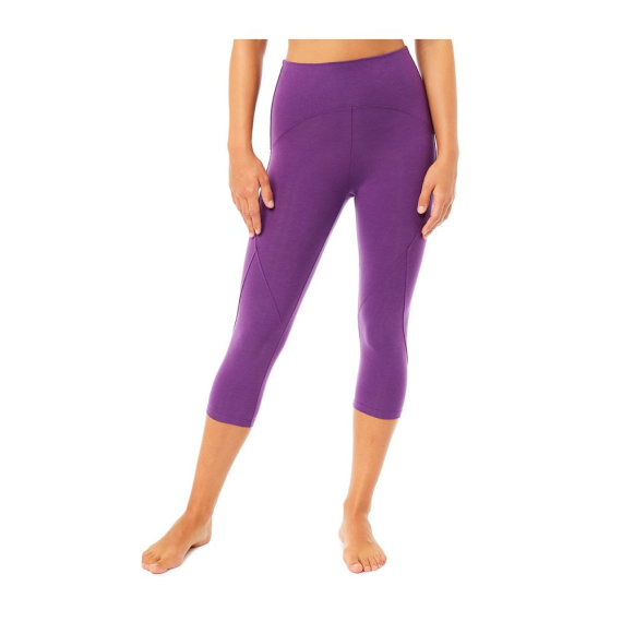 Tříčtvrteční legíny  Mandala Knee Length Tights Purple