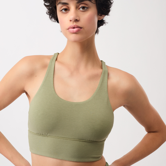 Sportovní podprsenka Mandala New Studio Bra Mossy Bark