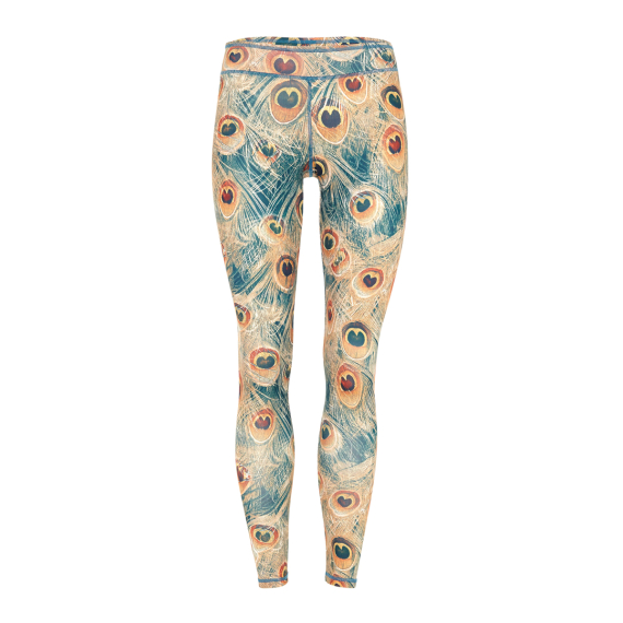 Dlouhé legíny Mandala Fancy Legging Peacock Print