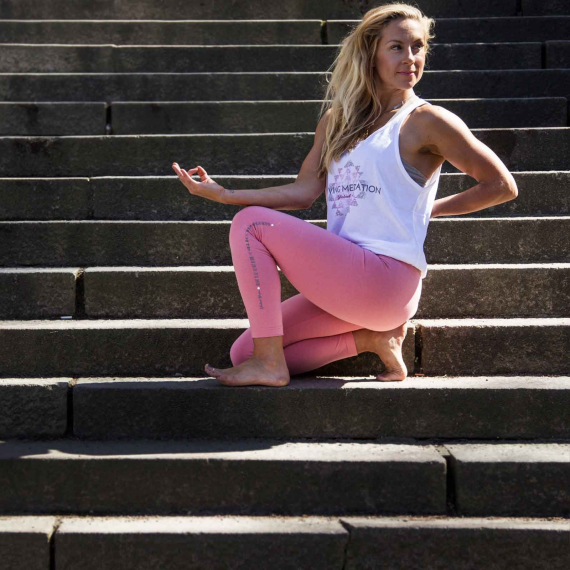 Tílko Saprema Global Yoga Boyfriend Linne Bílá