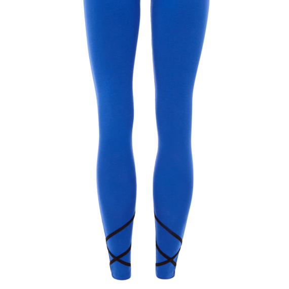 Dlouhé legíny Mandala Contrast Tape Legging Performance Blue