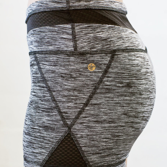 Šortky Manduka Mesh Short Stone Melange