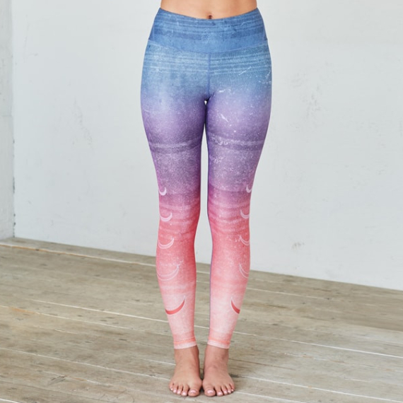 Dlouhé legíny Manduka Gradient Moon Legging
