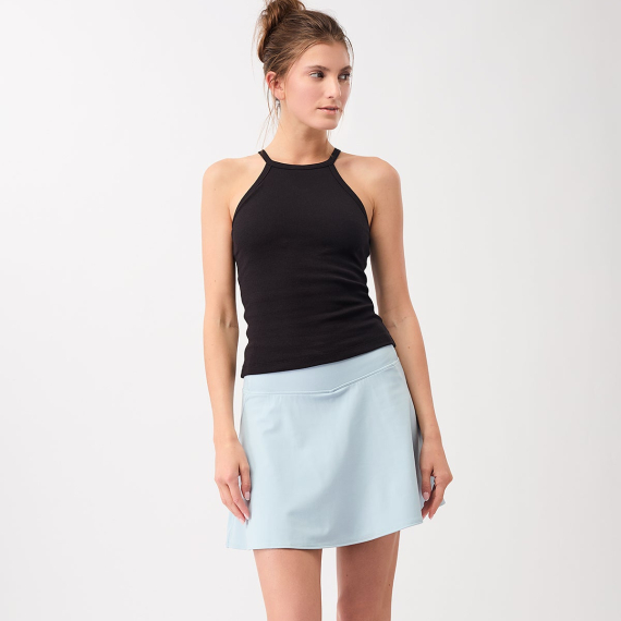 Tílko Mandala Ribbed Halterneck Black Tílko Mandala Ribbed Halterneck Black