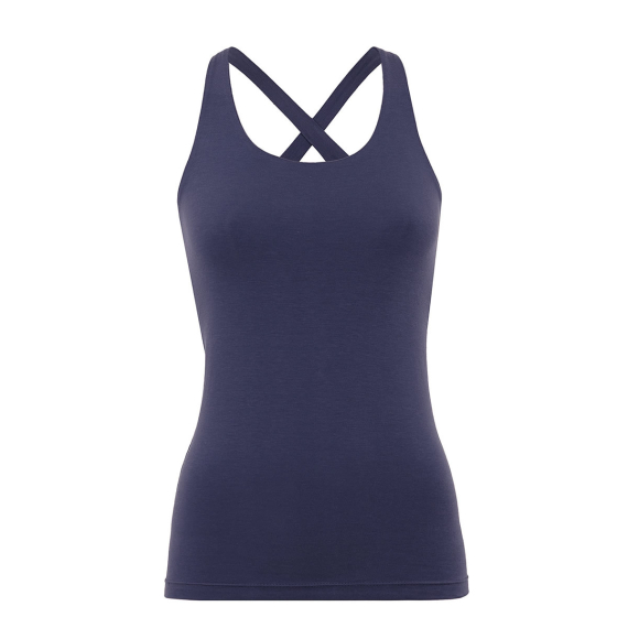 Tílko Mandala Criss Cross Top Blackblue