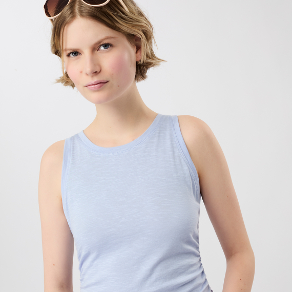 Top Mandala Cropped Ruffled Top Etheral Glow