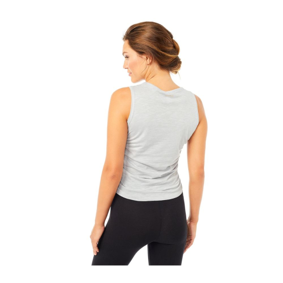 Tílko Mandala Side Ruffled Top Grey