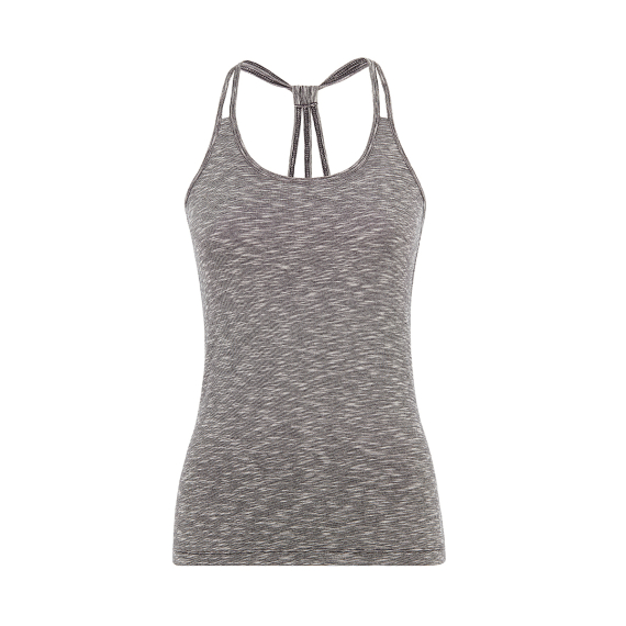 Tílko Mandala Caged Top Grey Melange