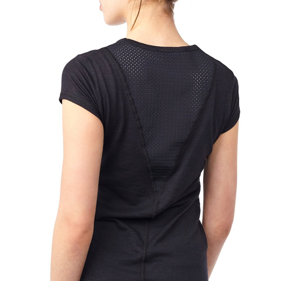 Triko Mandala Cap Sleeve Tee Black