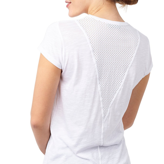 Triko Mandala Cap Sleeve Tee White