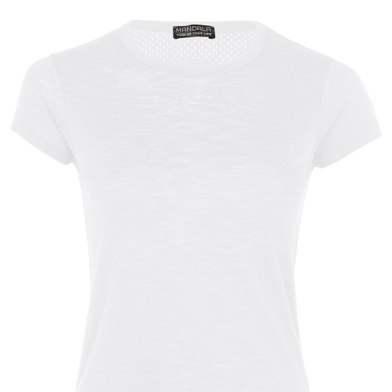 Triko Mandala Cap Sleeve Tee White