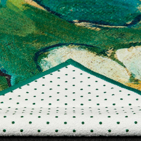 Velký ručník na jógu se silikononovými body Manduka yogitoes® Wild Roses (Vincent van Gogh limitovaná kolekce)