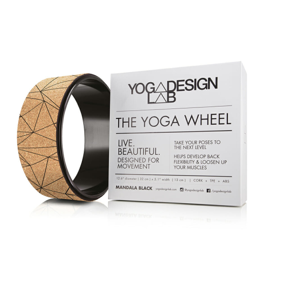 Kruh na jógu Yoga Design Lab Yoga Wheel Geo Black