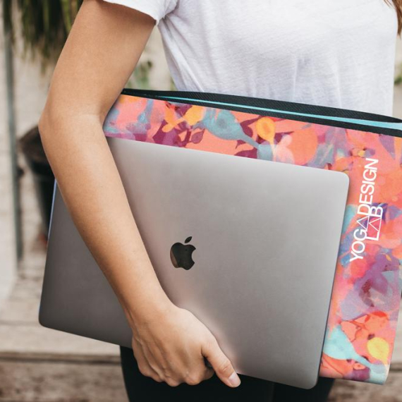 Cestovní designová jogamatka Yoga Design Lab Travel Mat 1,5 mm Kaleidoscope