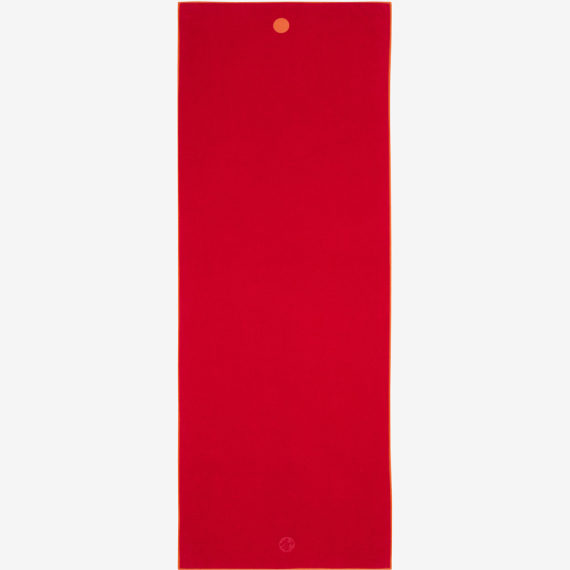 Velký ručník na jógu se silikononovými body Manduka yogitoes® Chakra Red