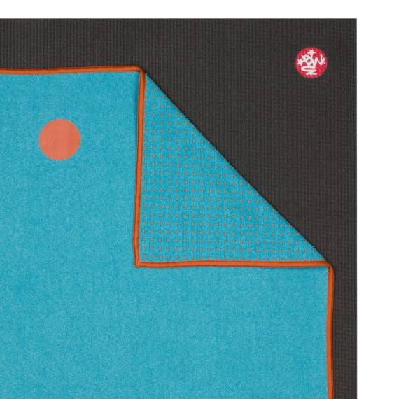 Velký ručník na jógu se silikononovými body Manduka yogitoes® Chakra Turquoise Velký ručník na jógu se silikononovými body Manduka yogitoes® Chakra Turquoise