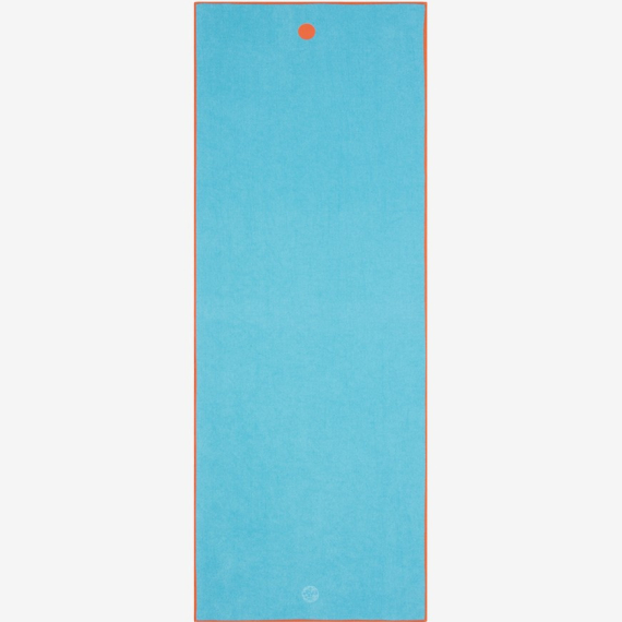 Velký ručník na jógu se silikononovými body Manduka yogitoes® Chakra Turquoise Velký ručník na jógu se silikononovými body Manduka yogitoes® Chakra Turquoise