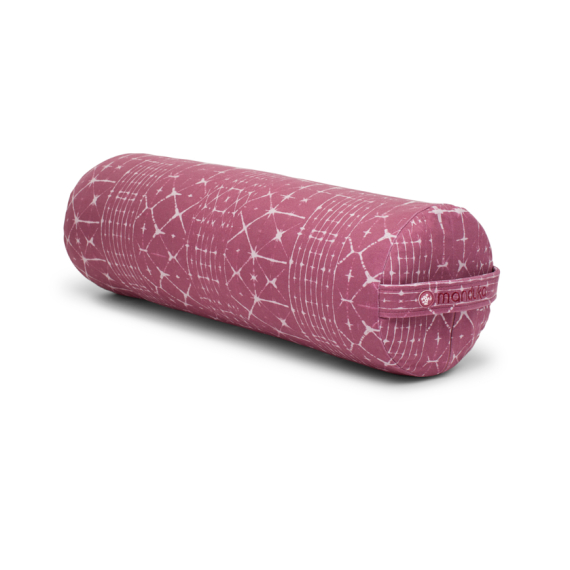 Polštář na jógu Manduka Enlight™ Round Bolster Star Dye Rose