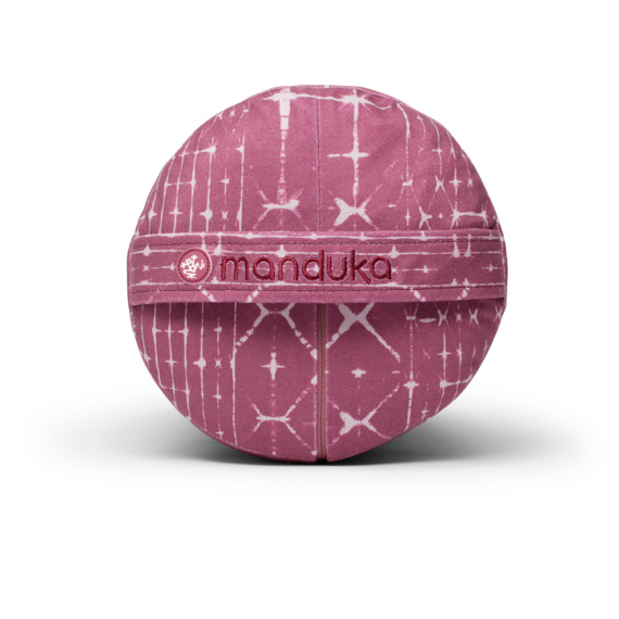 Polštář na jógu Manduka Enlight™ Round Bolster Star Dye Rose