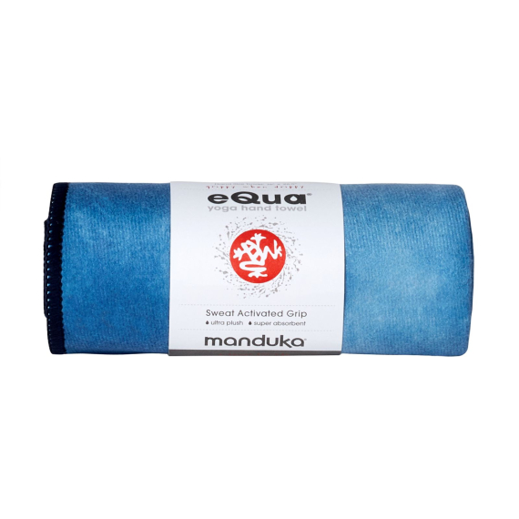 Malý jógový ručník Manduka eQua® Hand Towel Camo Blue Tie Dye