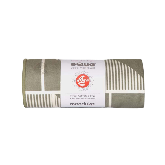 Velký jógový ručník Manduka eQua® Mat Towel HD Handloom Gray - limitovaná edice