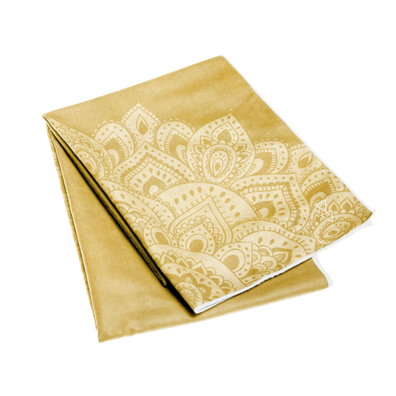 Ručník na jógu Yoga Design Lab Mat Towel Mandala Gold