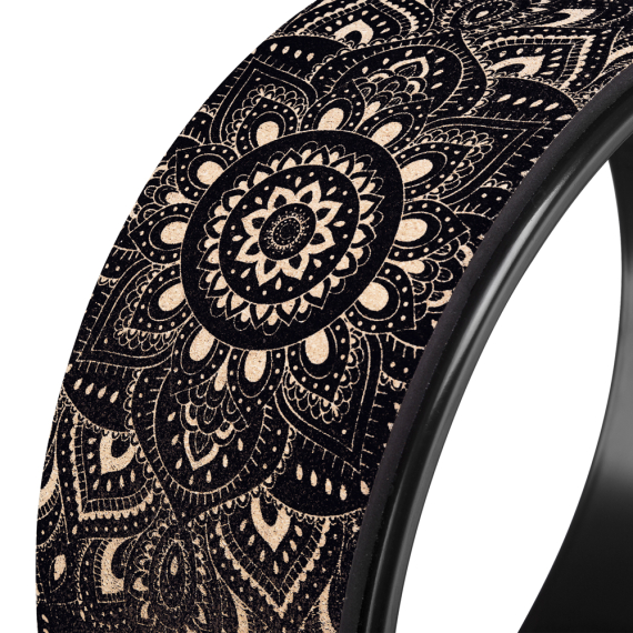 Kruh na jógu Yoga Design Lab Yoga Wheel Mandala Black