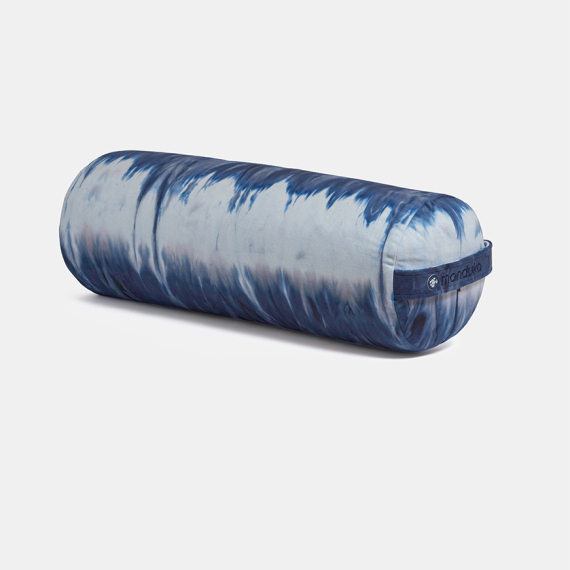 Polštář na jógu Manduka Enlight™ Round Bolster Hand Dye Midnight