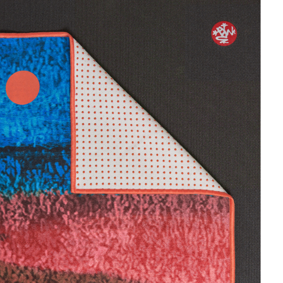 Velký ručník na jógu se silikononovými body Manduka yogitoes® Tapestry