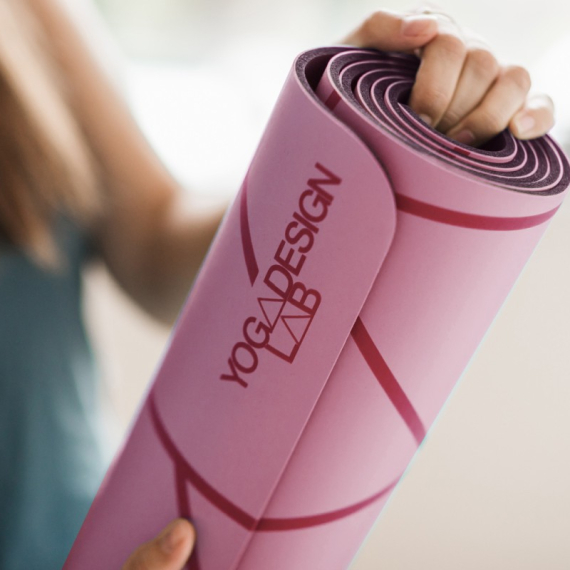 Kaučuková jogamatka Yoga Design Lab Infinity Mat 5mm Geo Rose